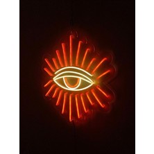 Nazar Boncuğu Neon Tabela Neon LED ( Istenilen Renk Seçeneği) 40 x 40