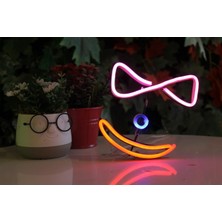 Neon Tabela Neon Dekoratif Duvar Aydınlatması Gülenyüz