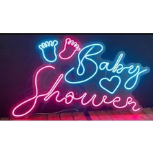 Baba Shower Yazılı Neon LED