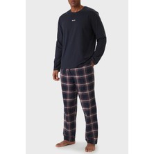 Boss Logolu Regular Fit Cepli Pijama Takımı Erkek Pijama Takımı 50550777 460