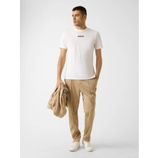 Guess Cochise Bisiklet Yaka Kısa Kollu Erkek Beyaz T-Shirt Z6RI00I3Z14-G018