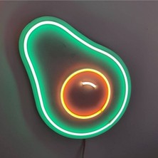 Avokado Neon Led Tabela 45 CM