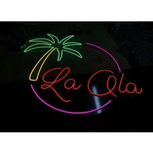 La Ola Yazılı Neon LED Aydınlatma