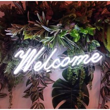 Welcome Neon Yazı