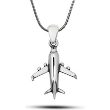 Costurera ​gümüş Uçak Kolye