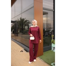 MİMİ LUXURY WEAR Kadın Eşofman Takımı Ikili Takımı Taş Detayı 526