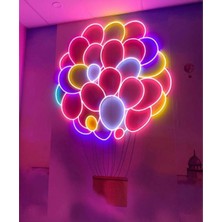 Balon Dekoratif Neon LED Aydınlatma 60 CM