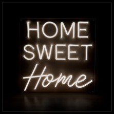 Home Sweet Home Neon Tabela Neon Yazı Dekoratif Aydınlatma