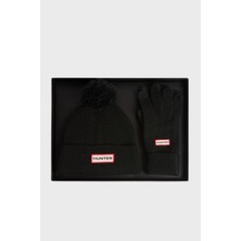 Hunter Logolu Ponponlu Bere Eldiven Seti Unisex Bere Eldiven Seti HXRU0030252HB