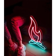 Ateş Neon LED Tabela