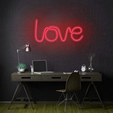 Love Neon Tabela Dekoratif Aydınlatma
