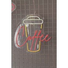 Neon Tabela Neon Dekoratif Duvar Aydınlatması Caffe