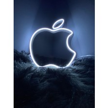 Neon LED Tabela Elma Logo Duvar Dekorasyon