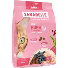 Sanabelle Life Tavuklu ve Yaban Mersinli Yetişkin Kuru Kedi Maması 400 gr
