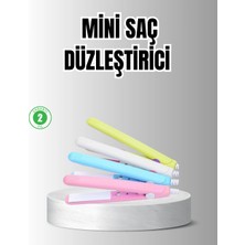 Epilons Taşınabilir Seramik Kaplama Mini Saç Düzleştirici – Seyahat Ve Günlük Kullanım İçin İdeal