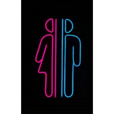 Wc Bay Bayan Neon LED Işık