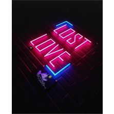 Lost Love Neon LED Aydınlatma Duvar Dekor - Tabela ve Vitrin Aydınlatma - Gece Lambası