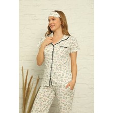 Moda Çizgi Kadın Penye Pijama