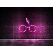 Harry Potter Neon LED Dekoratif Duvar Yazısı Tabelası Aydınlatması Gece Lambası Smc 1052