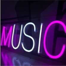 Neon LED Işık Music Gece Lambası