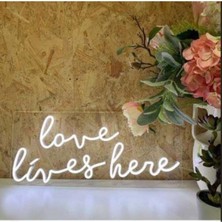 Neon LED Işık Gece Lambası Love Lives