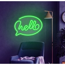 Hello Neon Tabela Dekoratif Aydınlatma