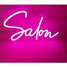 4lü Salon Neon LED Yazı Seti