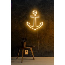Neon LED Işıklı Gemi Çapası