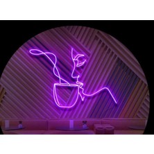 Yüz Figürü Neon LED Aydınlatma