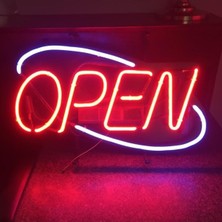Open Yazılı Neon LED
