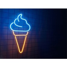 Neon LED Tabela Dondurma Neon Duvar Dekorasyonu