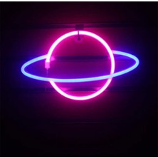 Satürn Neon LED Tabela