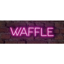 Waffle Neon LED Duvar Aydınlatması
