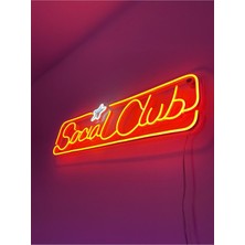 Socıal Club LED Tablo Duvar Dekorasyonu