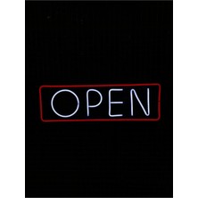 Open Neon LED Işık