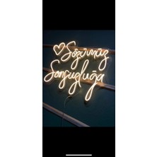 Sözümüz Sonsuzluğa Tasarımlı Neon LED
