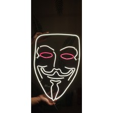 V For Vendetta Anymouos Neon LED Tabela