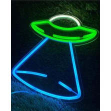 Neon LED Işık Ufo Gece Lambası