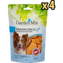 Garden Mix Somonlu Yuvarlak Köpek Ödülü 75 gr x 4 Adet