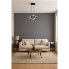 Avizem Ledli Avize Forma Küçük Siyah