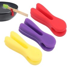 Ett Silikon Tava Kaşık Tutacağı 3'lü Paket Dinç Store - 004982