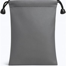 Zilvana Minimalist Gri Taşıma Çantası Kablosuz Yaka Mikrofonu ve Magic Mouse Uyumlu (Su Geçirmez Malzeme)