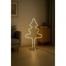 Avizem Ledli Lambader Çam Ağacı Krom