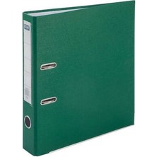 Kraf Büro Klasörü, Dar, A4 Boyut, 2 Halkalı, Yeşil