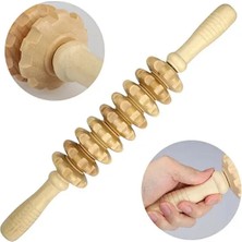 Ahşap Masaj Selülit Giderici Azaltıcı Silindiri Merdanesi Vücut Masaj Aleti Ayak Sağlık Masaj Rahatlatıcı Masaj Roller Kırmed