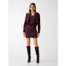Guess Sarah 4g Triko Kadın Bordo Etek W4BD0SZ3JD2-F4T5