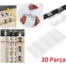 Ett Kablo Sabitleyici Klips Seti 20 Adet Dinç Store - 004982