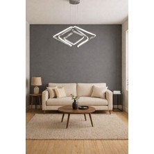 Avizem Ledli Avize Forma Büyük Krom