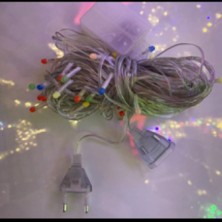 Ett 10M 100 LED Damla Uçlu Kırmızı Işık Şeffaf Kablo Dinç Store - 004982