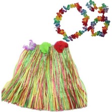 Ett Hawaii  Kolye Etek Taç ve Bileklik Seti Dinç Store - 004982